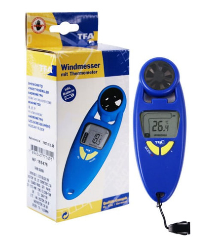 Anemometro Digital Incoterm C/ Termometro E Estojo Para Tra