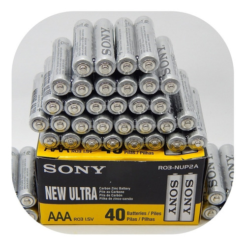 Sony New Ultra Caja Triple Aaa 40 Unidades