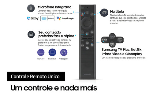 Smart TV de 65" Samsung Neo QLED 8K 65QN800B com tela QLED 8K - preto