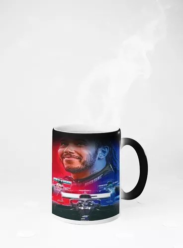 Taza Mágica Del Lewis Hamilton  De F1 - Mercedes Benz