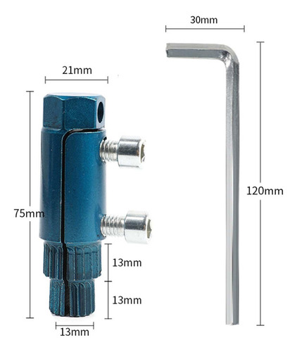Tornillo Extractor De Extracción Ease Out Extractor Azul