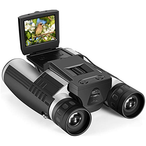 Binocular Digital Con Cámara, Grabador De Vídeo Con Zoom De