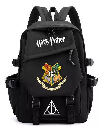 Mochila Escolar Con Estampado De Harry Potter Rr