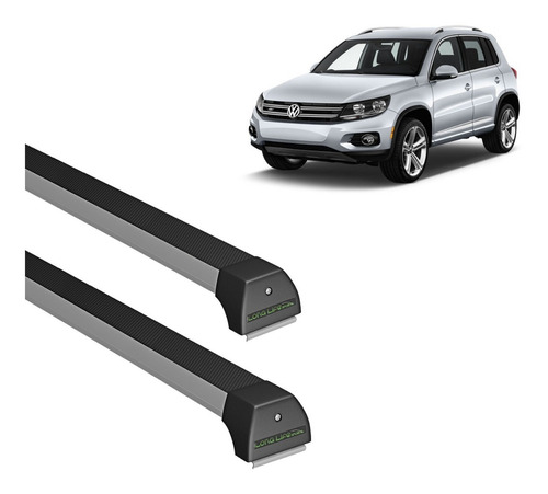 Barras De Techo Aluminio Volkswagen Tiguan 2015/2017 C/barra