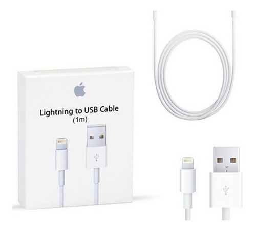Cable USB 2.0 Apple Blanco USB Lightning