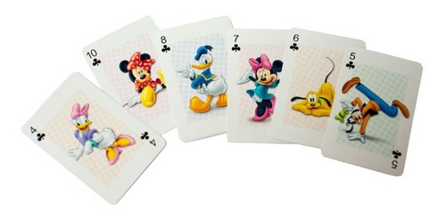 Baraja De Cartas Disney Original Mickey Minnie Naipes