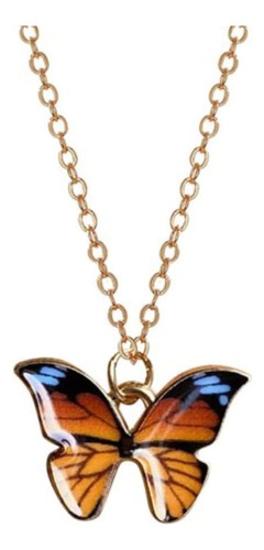 Sparkeve Collar Con Colgante De Mariposa Para Mujeres Y Niña