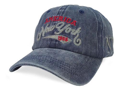 Gorra Niñas Nenas Vintage Visera Algodón America New York