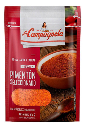 Pimenton Seleccionado La Campagnola Especias 50 Grs