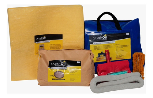 Kit Anti Derrames Quimicos Contencion Absorcion Neutraliza  