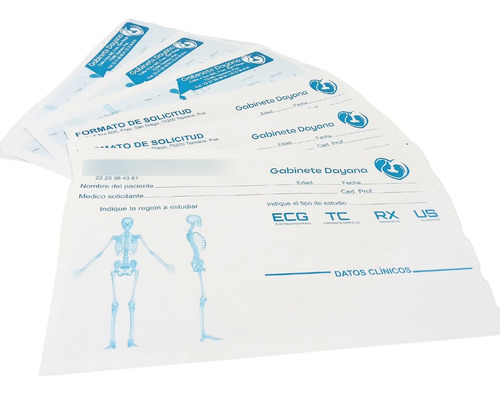 Recetas 1 Tinta Papelbond Offset 1 Lado Impresión 2,000 Pzas