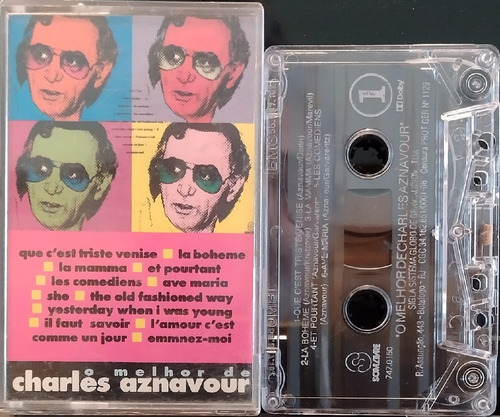 Fita K7 O Melhor De Charles Aznavour 1993