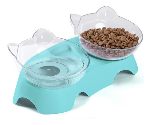 Milifun Cuencos Para Gatos, Cuencos Elevados Inclinados, Ant