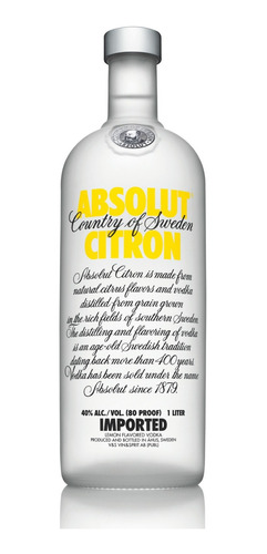 Vodka Absolut Limon 750 Ml