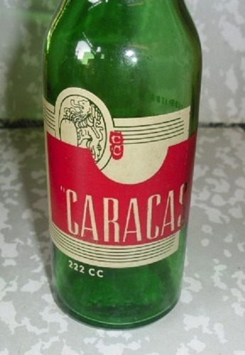 Imagen 5 de 6 de Caraquita Unica Error Impresion Botella Antigua De Coleccion