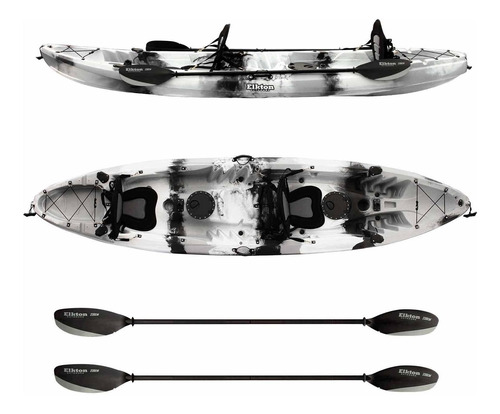 Hard Shell Fishing Tandem Kayak 2 Or 3 Person Sit On Top