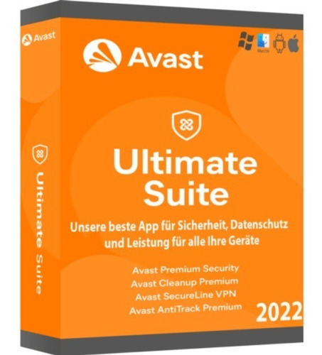 Imagen 1 de 1 de Antivirus Avast Ultimate 10 Dispositivos 2 Años Ofertazo*