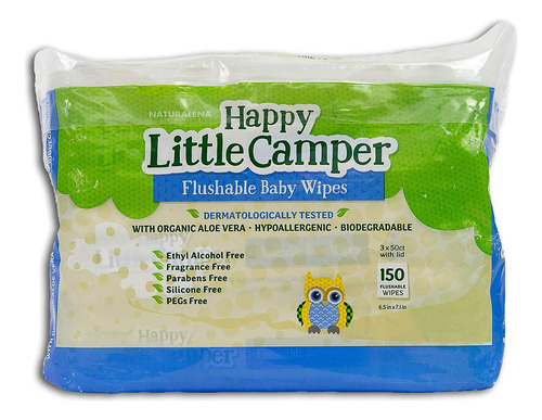 Happy Little Camper Toallitas Naturales Desechables Para Be