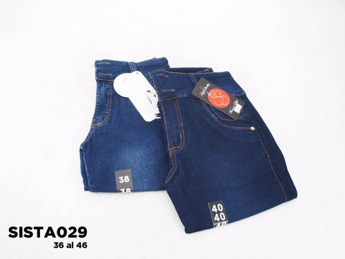Imagen 2 de 2 de Jeans Elastizado Dos Botones