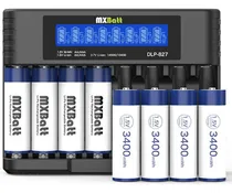 Comprar Mxbatt Baterias Aa Recargables De 1.5 V, 3400 Mwh, De Alta C