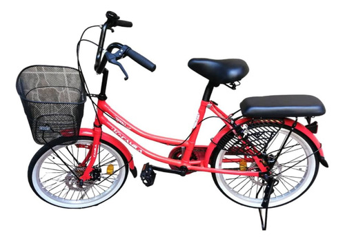 Bicicleta Nueva Rin 20 Camila Sifrina Rojo De Paseo 