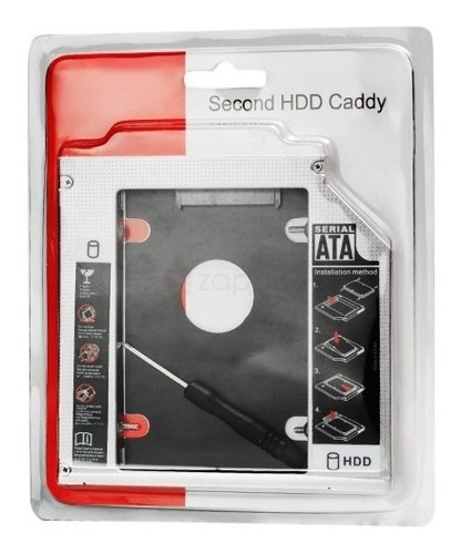 Caddy Hdd Ssd De 9.5 Y 12.7 Mm De Aluminio Para Laptop