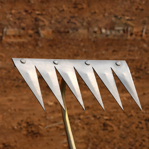 Herramienta De De Jardinería Desmontable, 6 Dientes
