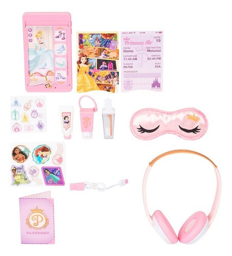 Jakks 7657332 Maleta De Juguete Disney Princess 14 Accesorios Incluidos