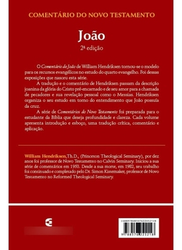 Comentário Do Novo Testamento | João | 2º Edição | William Hendriksen