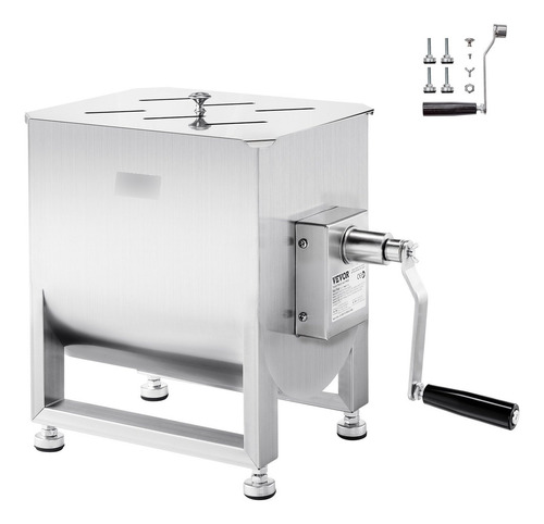 Mezclador Fijo Manual 120l Carnes Embutido Engranajes Bx60