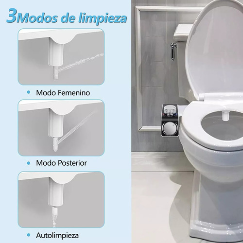 Kit Completo De Bidet Ducha Para Wc Inodoro Boquilla Dual