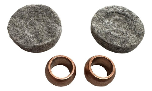Buje Chumacera De Ventilador Mytek Myair De 10mm 2pzs Bronce