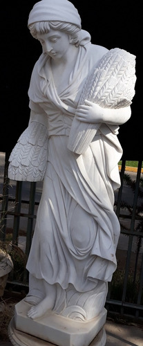 Imponente Bella Escultura Màrmol 180 Cms + Base 60