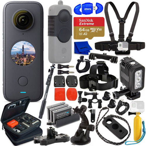 Insta360 One X2 Pocket Camera 22pc Essentil Accessory Bundle