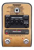 Comprar Pedalera Zoom Ac-2 Para Acústica Creator Pedal Preamp Ac2