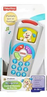 Control Remoto Fisher Price Para Bebes Con Luz Y Sonido