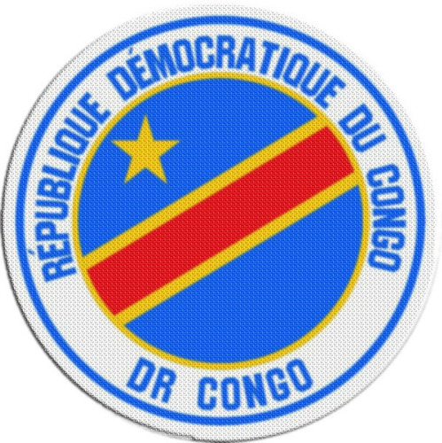 Parche Escudo Circular Congo Republica Democratica M02