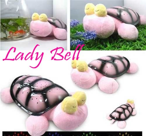 Imagen 4 de 5 de Peluche Tortuga Musical Y Proyector Luces, Colores Lb