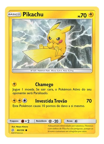 Pokémon Pikachu Raichu Raichu De Alola Com Lote 100 Cartas