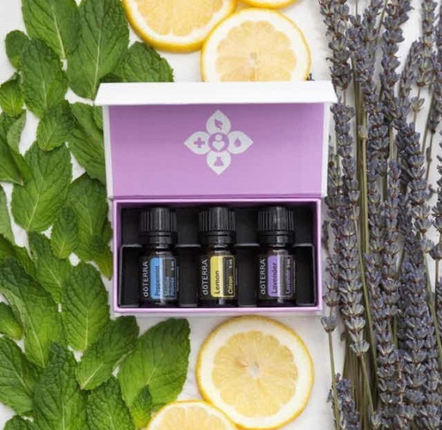Aceites Esenciales Kit Menta Lavanda Y Limón 5ml Doterra