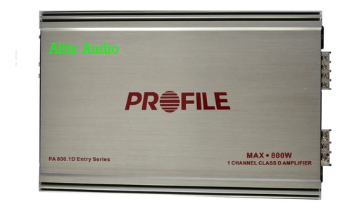 Amplificador Profile 1 Ch Clase D Pa800.1d 800w Max