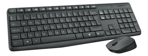 Kit Combo Teclado Y Mouse Inalambrico Logitech Mk235, Usb