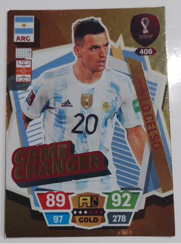 Lo Celso Game Changer Cartas Adrenalyn Xl Qatar 2022 Panini