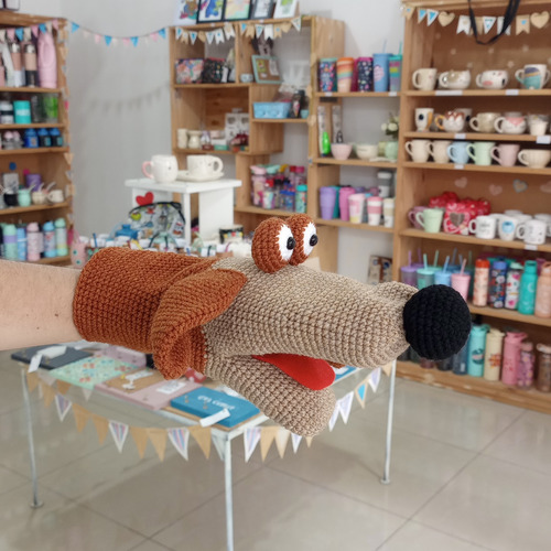 Títere A Crochet Perro