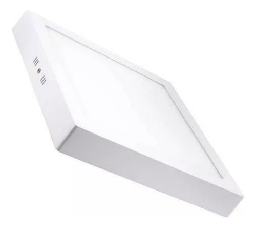 Foco Panel Plafón Led 18w Sobrepuesto Cuadrado Luz Frio 6000