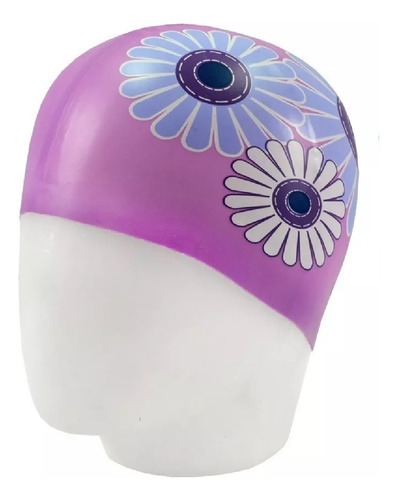 Gorra De Natacion Hkr - Silicone Flower 