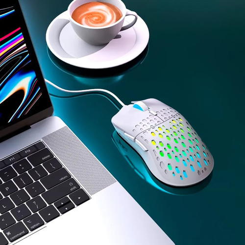 Mouse Gamer Branco Rgb 8000dpi Similar Logitech Rederagon