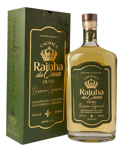 Cachaça Rainha Da Cana Reserva Especial Carvalho 700ml Tamanho Unica-u