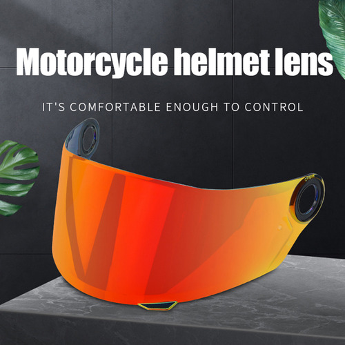 A Casco Con Visor De Lente Para Motocicleta Ff358, Casco De