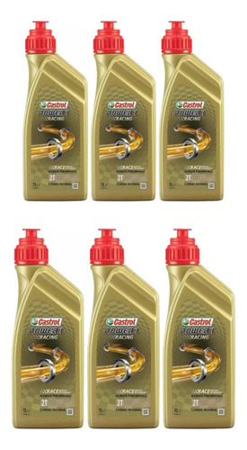 Aceite Castrol Power 1 Full Sintetico 2t Racing Original 6l